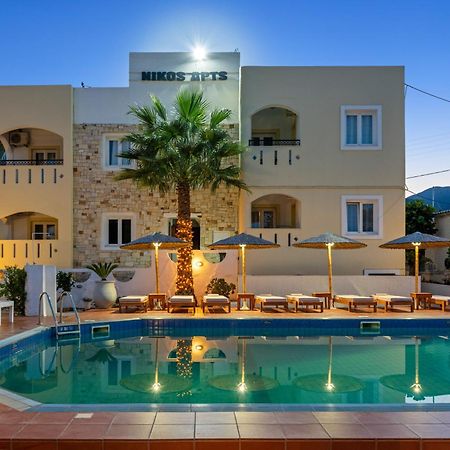 Nikos Apartments Sztalída Kültér fotó