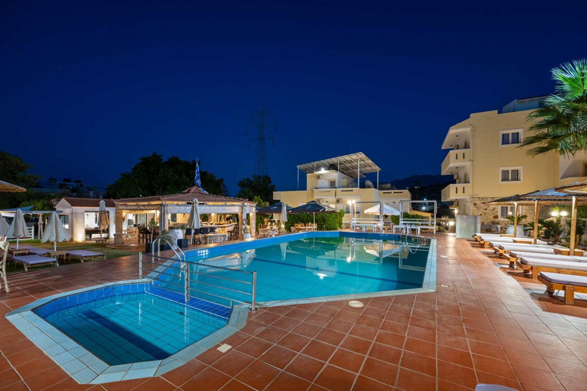 Nikos Apartments Sztalída Kültér fotó